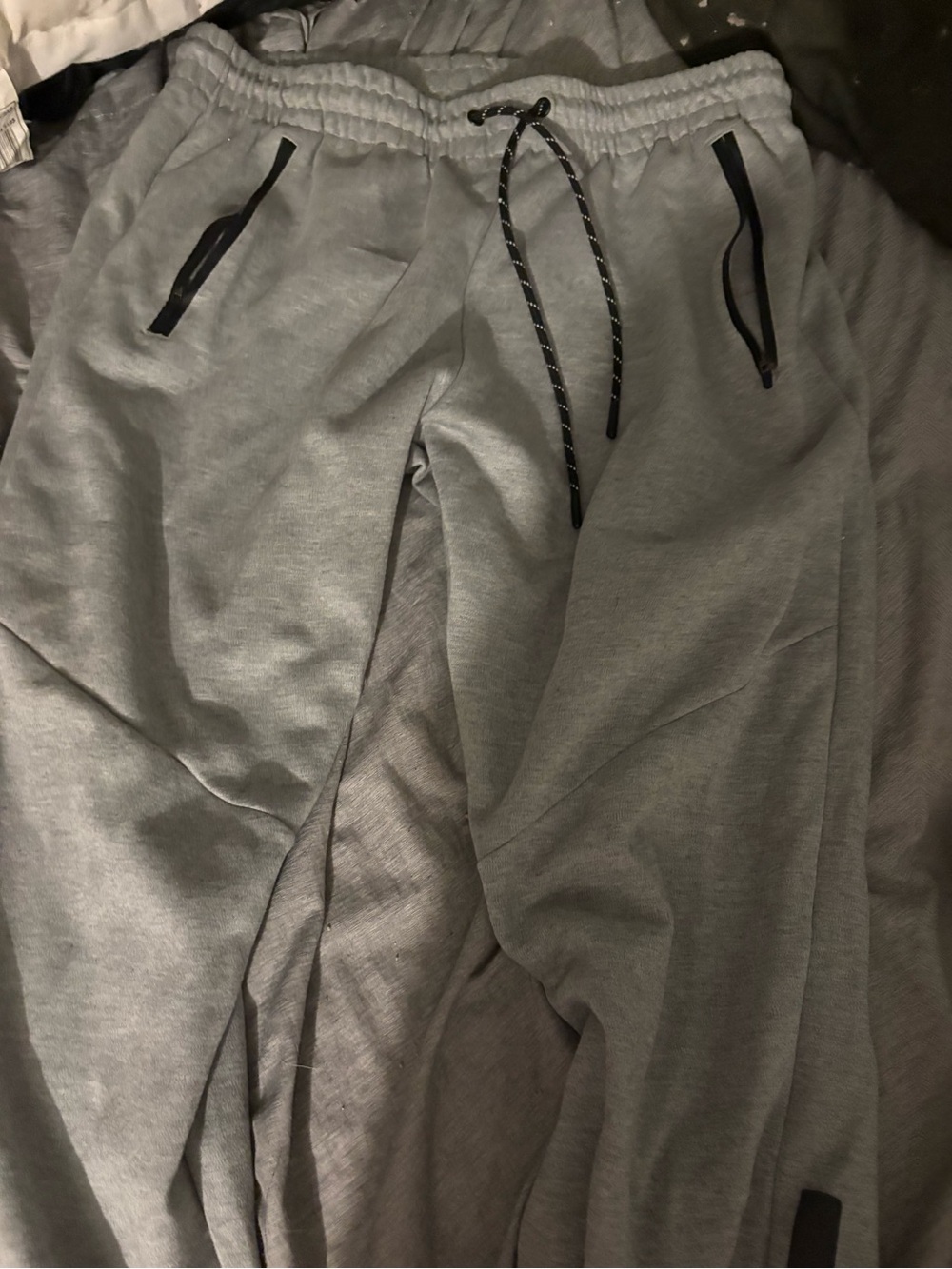 Athletic Works Gray Performance Dri-More Jogger Pants